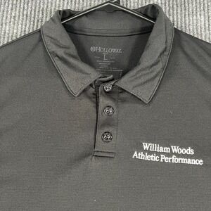 William Woods Polo Shirt Athletic Performance Fulton Missouri Adult Large Black